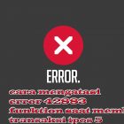 Cara mengatasi ERROR 42883 FUNCTION SAAT MEMBUAT TRANSAKSI, IPOS 5